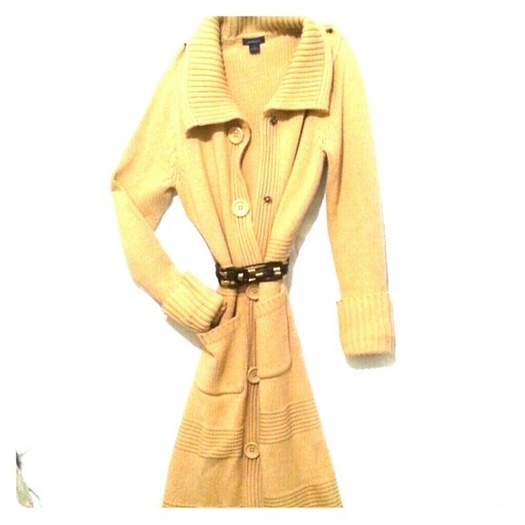 Soft textured full length sweater