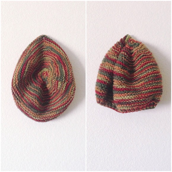 Handknit slouchy beanie