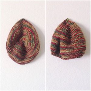 Handknit slouchy beanie