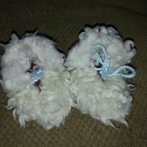 Faux Sheepskin booties by American Remakes