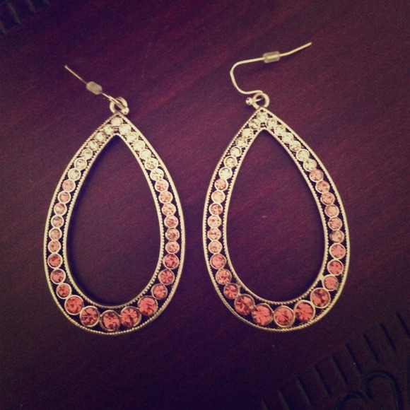 New Pink Studded Earrings