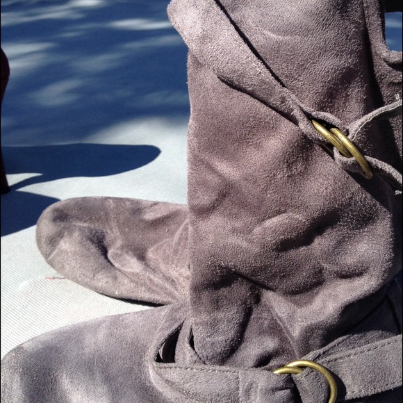 Grey Casual Boots