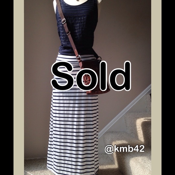 Chic Boutique Dresses & Skirts - STRIPED MAXI SKIRT NWOT