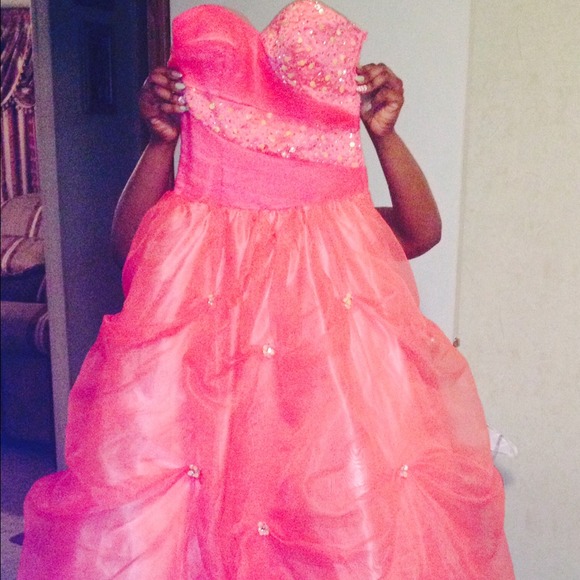 🎀💓Hot Pink Prom Dress!!!!
