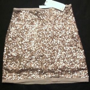 Sequin miniskirt size small NWT