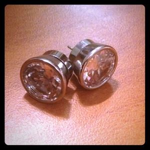 Brand new Michael Kors crystal stud earrings!