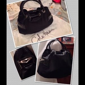 Genuine Cole Haan Black Mini Denney Handbag
