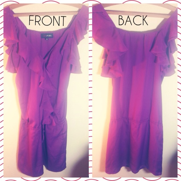 Purple Ruffle Dress - Picture 4 of 4