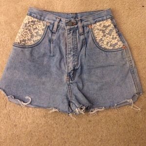 Calvin Klein Vintage High Waisted Shorts