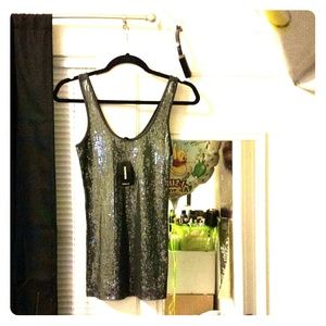 Sequin Tank Top