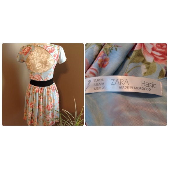 SOLD #8   πΉπΉZARA BASIC ROMANTIC DRESSπΉπΉ - Picture 2 of 2