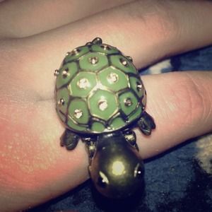 Turtle Ring- Stretchy Band- Very Cute!