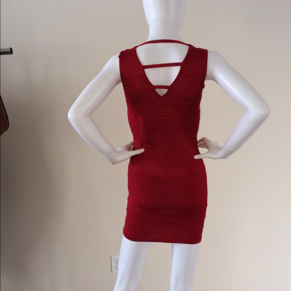 Bandage Red dress - Picture 2 of 2