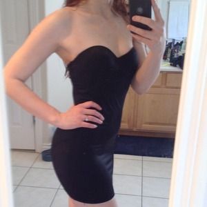 Black slip with built in bra
