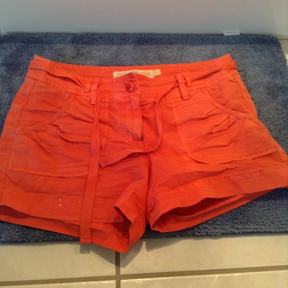 J. Crew coral shorts