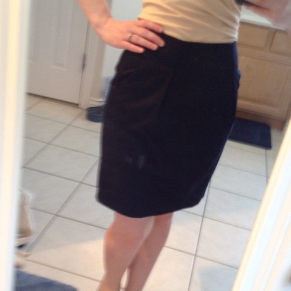 Dark navy blue skirt