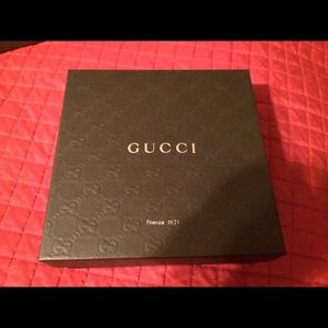 Gucci belt and watch box