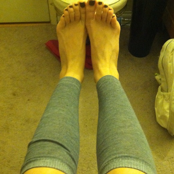 Accessories - Heathered grey leg warmers
