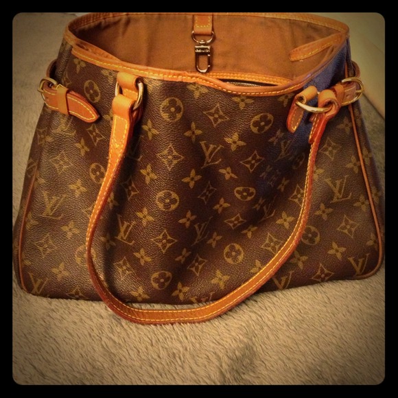 ♥️Brown Handbag Light Brown Trim Gold Hardware♥️