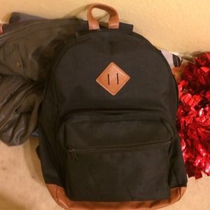 black backpack