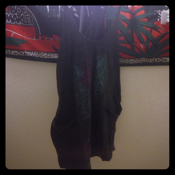 Obey grey tank top
