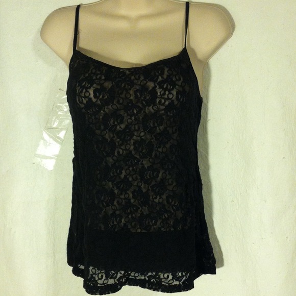 Beautiful lacy camisole in black or off white