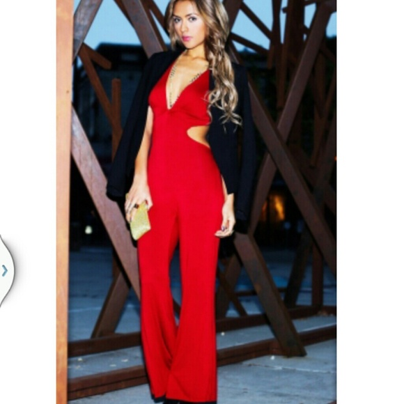 Brand new red jumpsuit