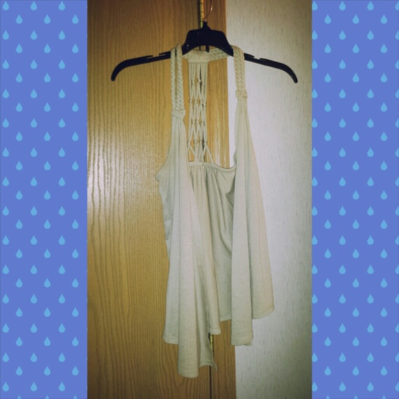 Roped back vest