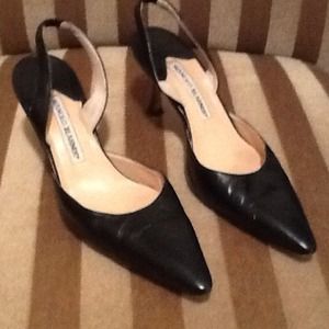 Black manolo blahnik shoes...negotiable!