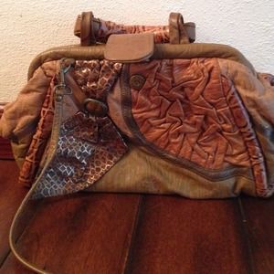 Italian leather handbag