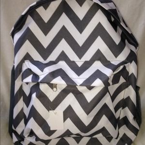 Gray Chevron Children's backpack