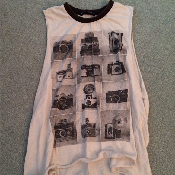 Brandy Melville Agathe Vintage Camera Tank