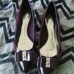 *SOLD* Coach Wendy Patent Flats 8.5M