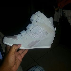 Wedges high top boots