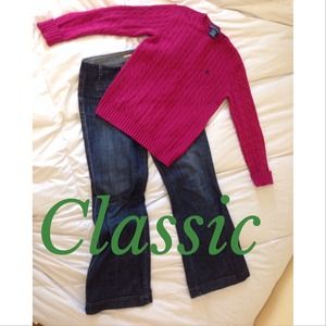 Ralph Lauren cable knit sweater