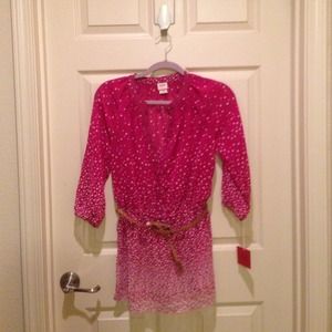 Pink Polka Dot Tunic