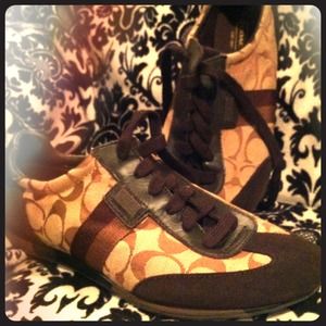 New Genuine Coach Tennis Shoes- size 8