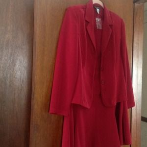 skirt with suit jacket