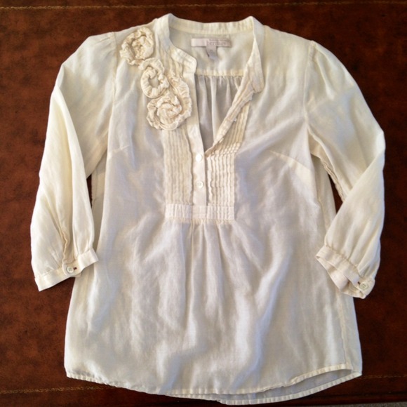 REDUCED! Cotton silk blend top