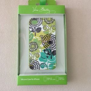 Vera Bradley iPhone 4 cell phone case cover green