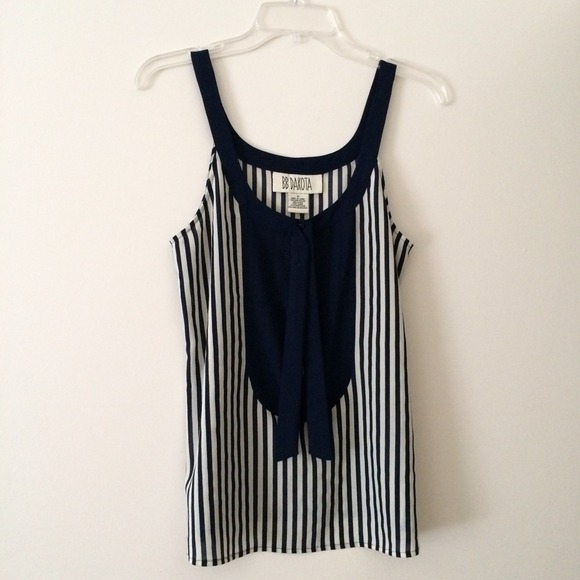 SOLD 🚫 Bb Dakota Navy Striped Cami Tank Top