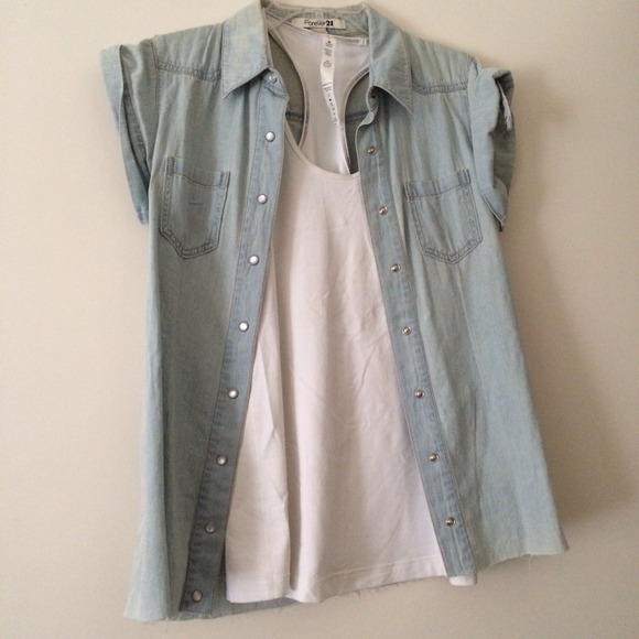 Forever 21 Denim Vest