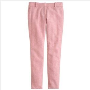 J crew wool mauve cropped work pants