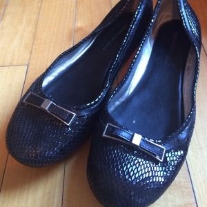 Black slip on shoes