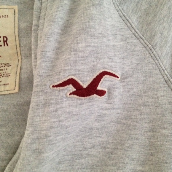 SOLD IN BUNDLE Hollister Gray 3/4 Sleeve Hoodie - Picture 4 of 4