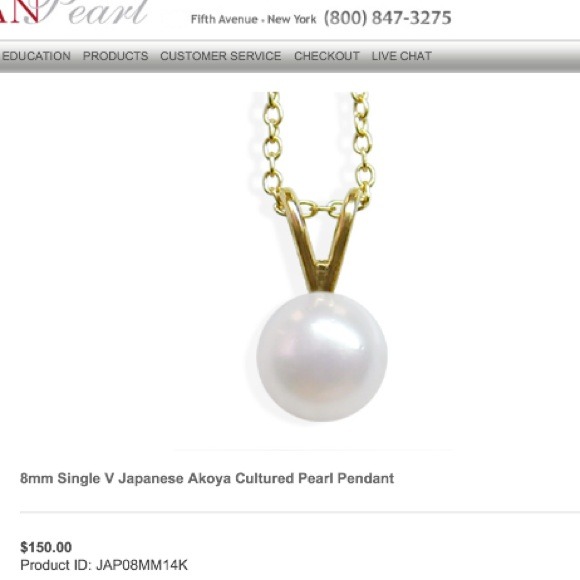 SALE! Real Fresh water pearl pendant - Picture 2 of 2