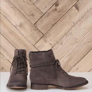 Lace up booties