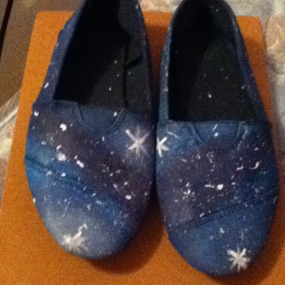 Hand painted Galaxy flats