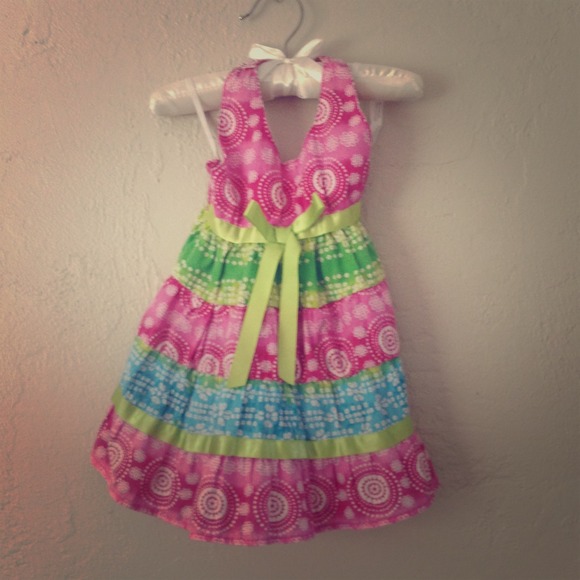 Blueberi Boulevard 18 month halter top dress - Picture 1 of 2
