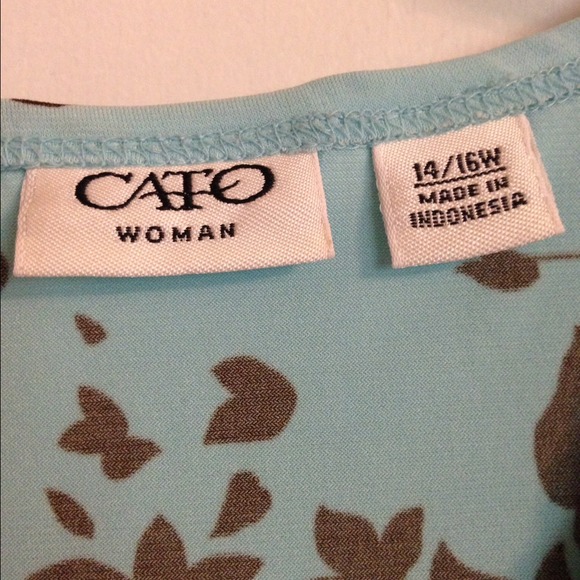 Plus sized Cato wrap top 14/16W - Picture 3 of 3